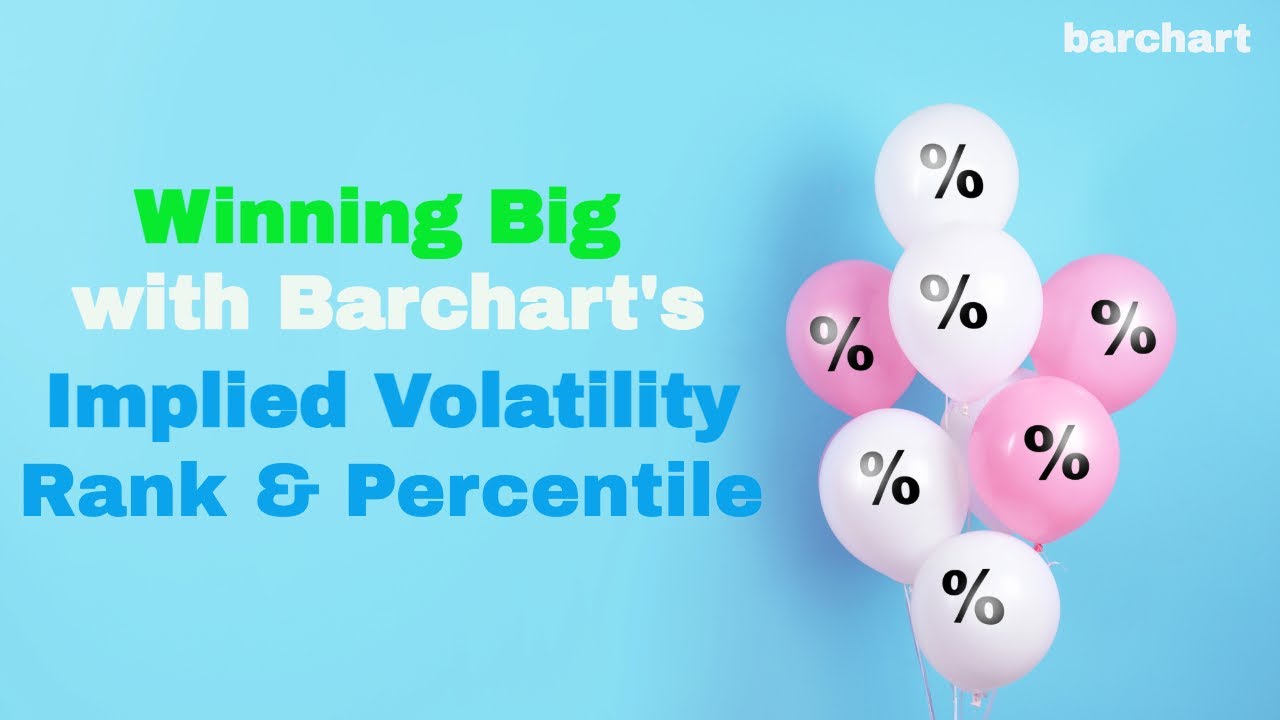 Winning Big With Barchart's Implied Volatility Rank and Percentile