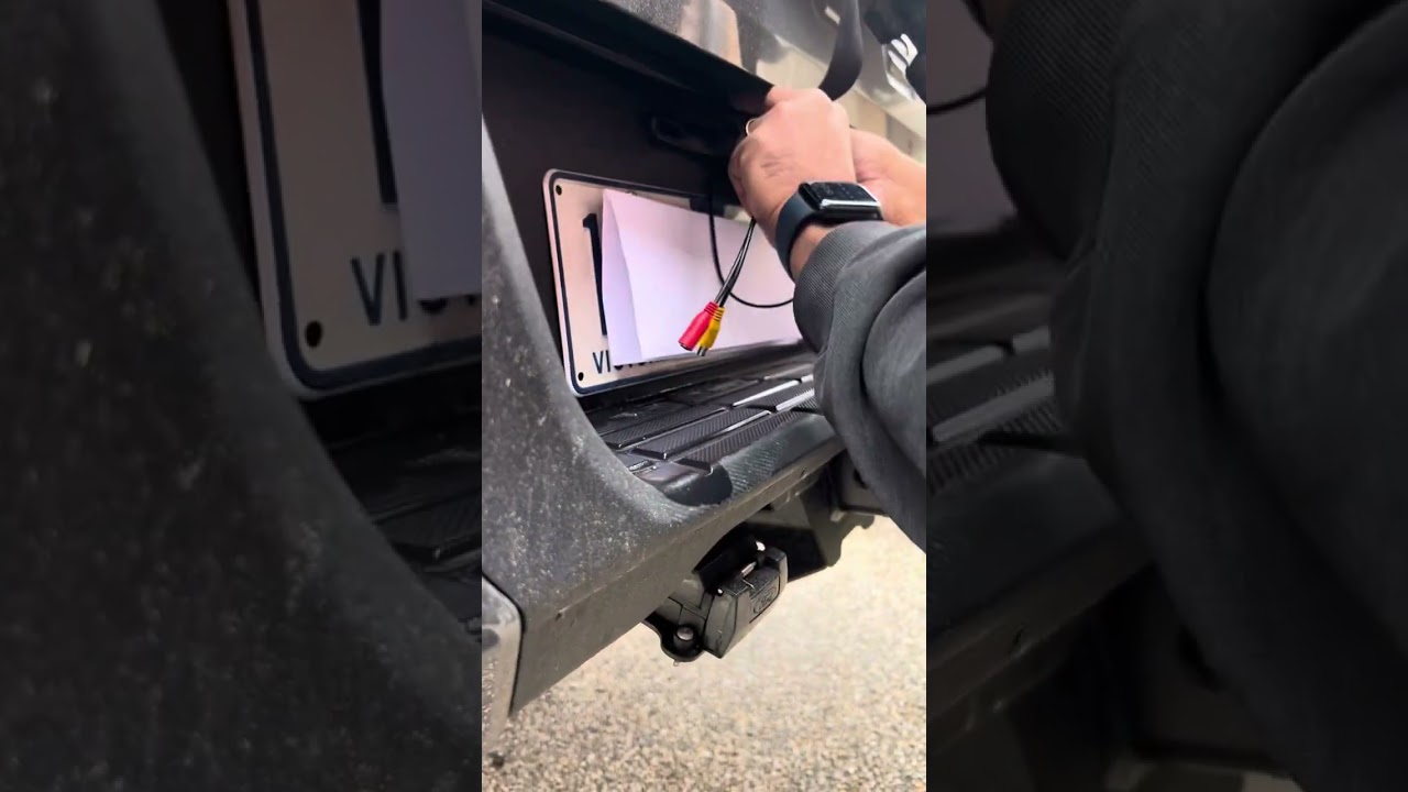 Next Gen Ford Ranger and Everest trailer camera installation (with giveaway wiring)