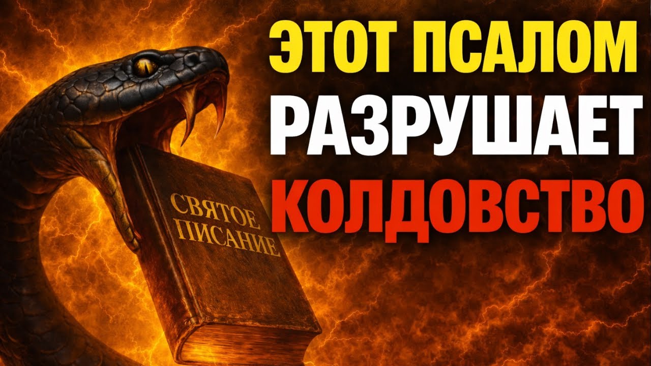 Псалом, разрушающий зависть, колдовство и злые сплетни.