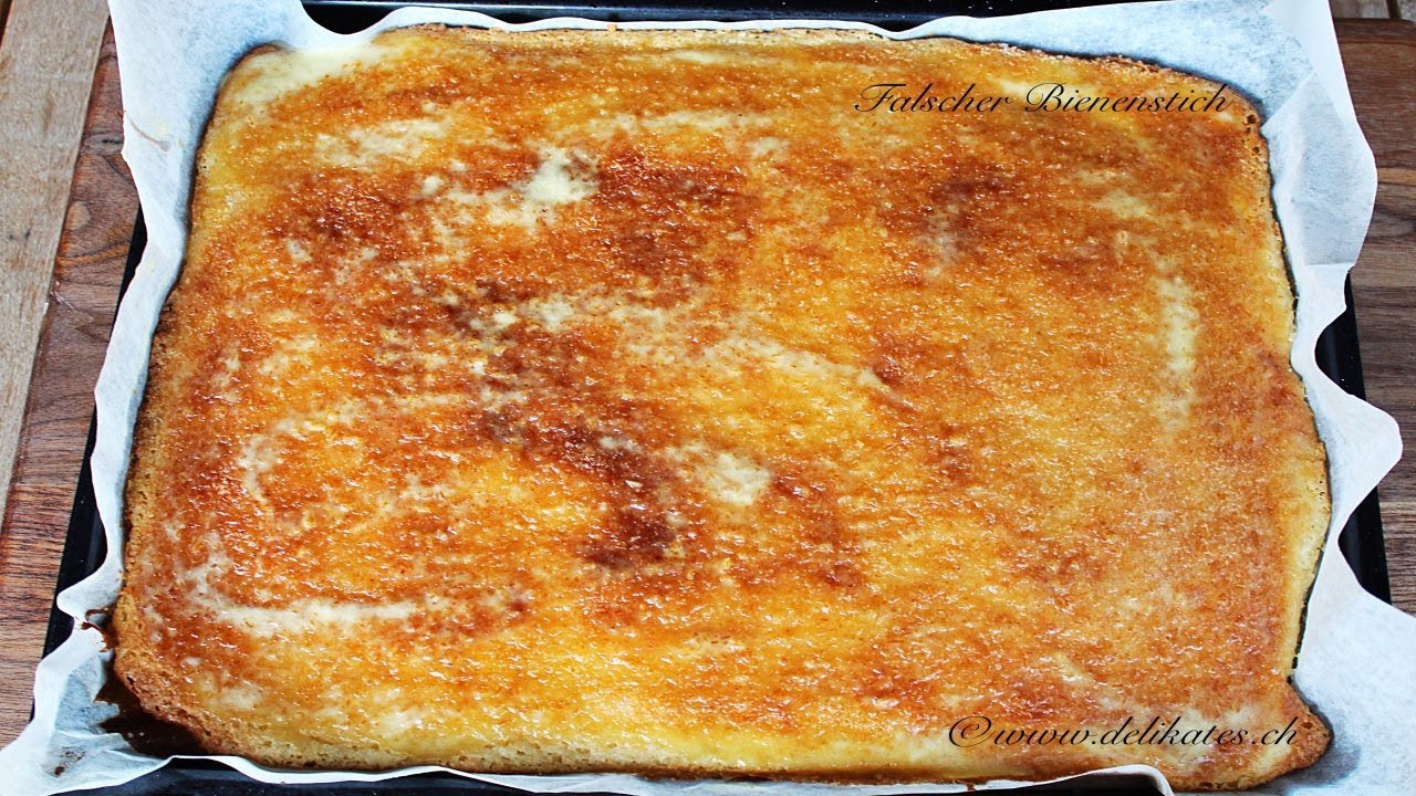 Falscher Bienenstich Rezept