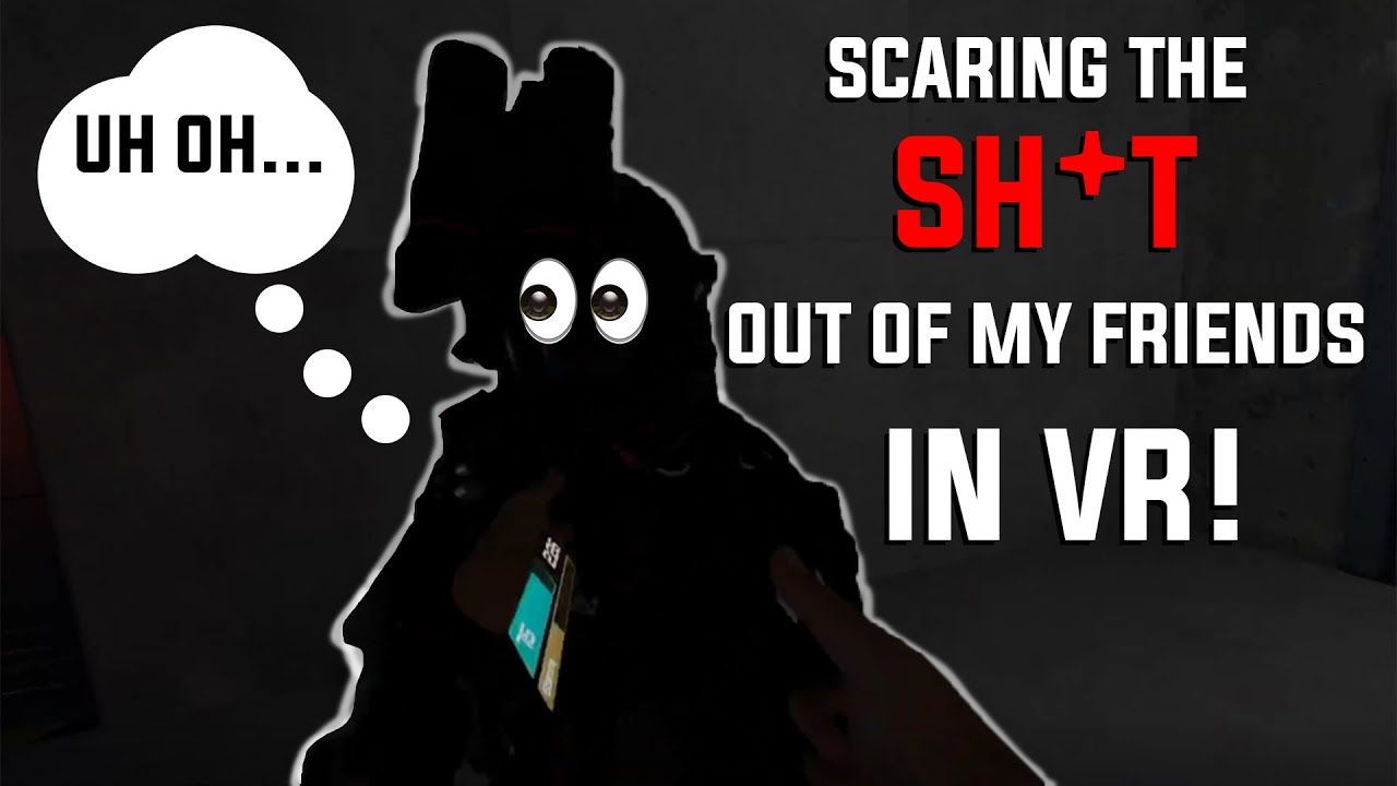 SCARING MY FRIENDS in VR! (Pavlov VR - The Hidden)