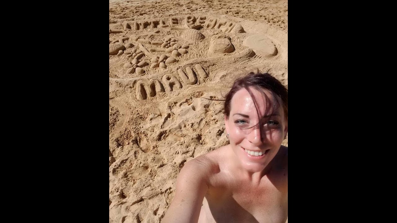 Little Beach Sand Art  on Maui