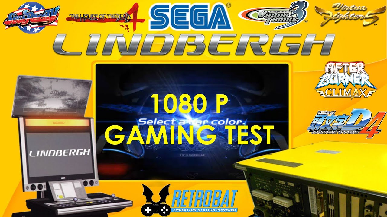 Sega Lindbergh 1080 p gaming test on Retrobat X64!