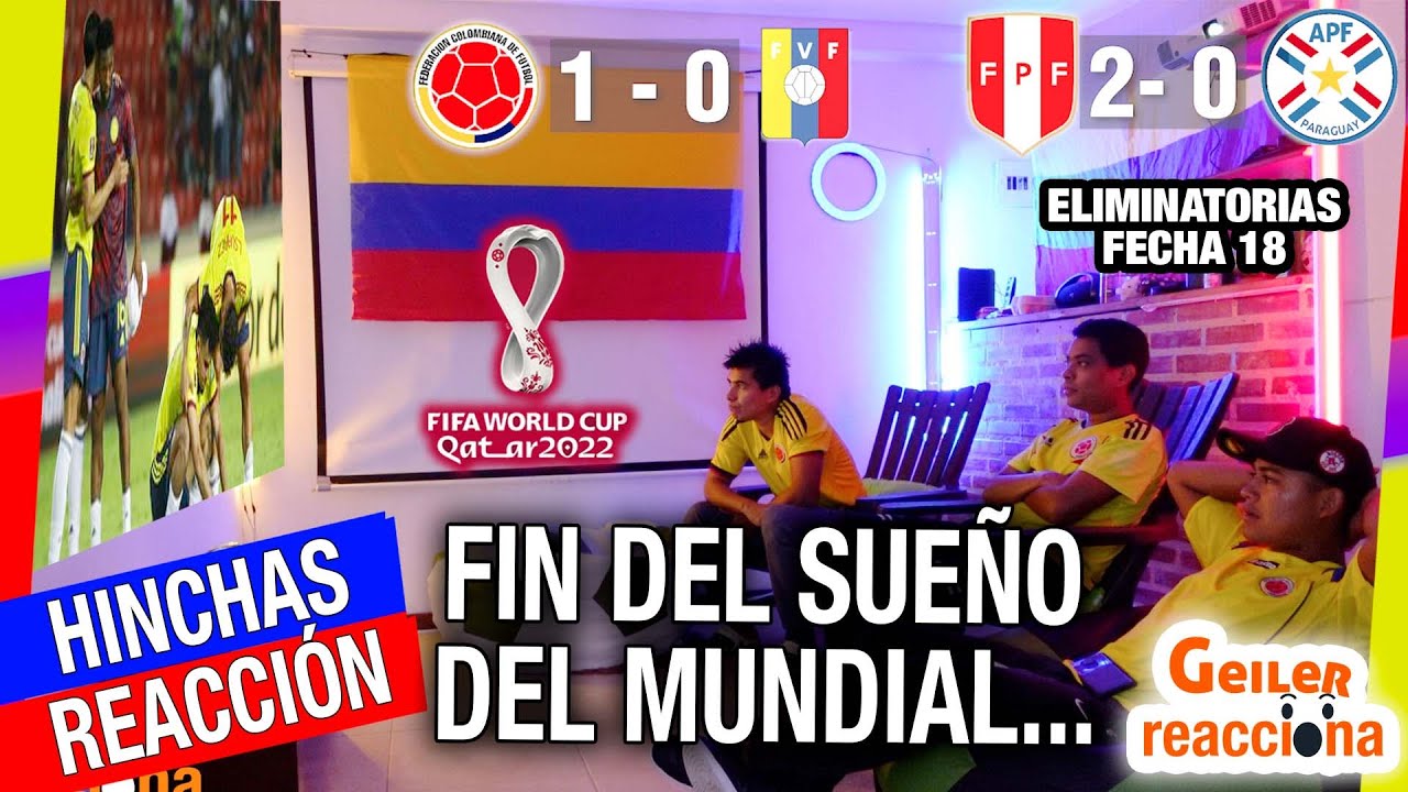 Venezuela 0-1 Colombia | Perú 2-0 Paraguay | QUEDAMOS SIN MUNDIAL |Reacción Eliminatorias Catar 2022