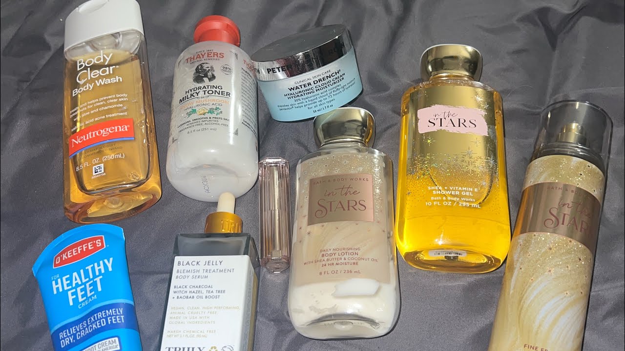 Shower routine what products I used 