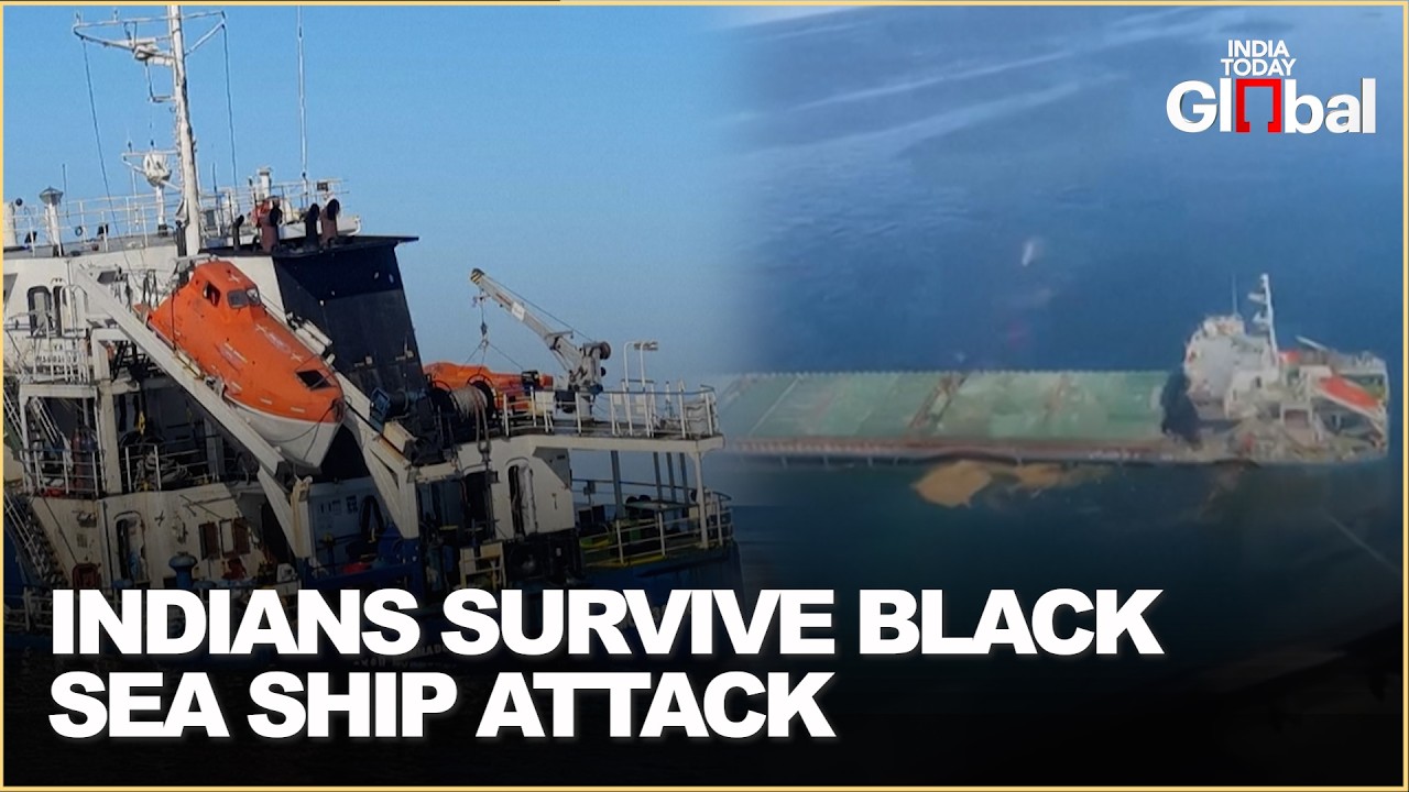Black Sea Ship Sinks After Russian Drone Strike; 3 Indians Safe, Captain Killed | Russia-Ukraine War