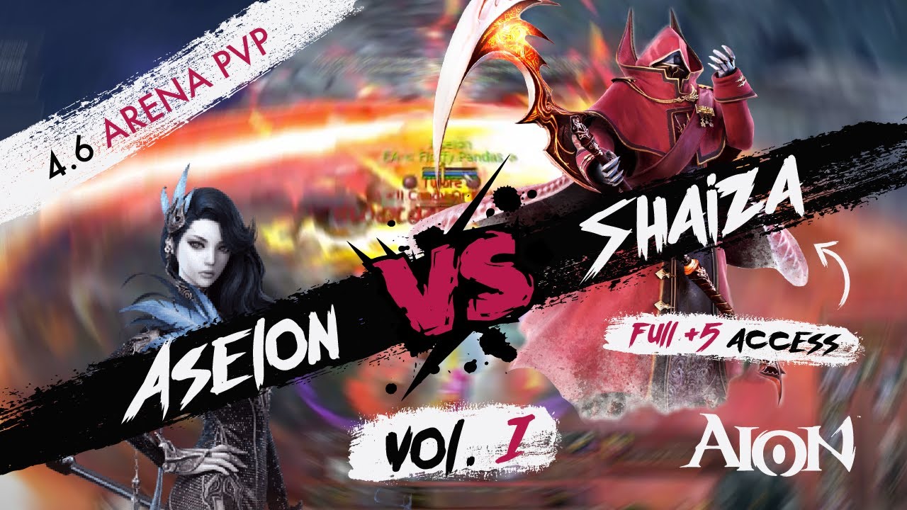 Chanter (Aselon) vs Gladiator (Shaiza) Vol 1 AoD PvP Aion 4.6