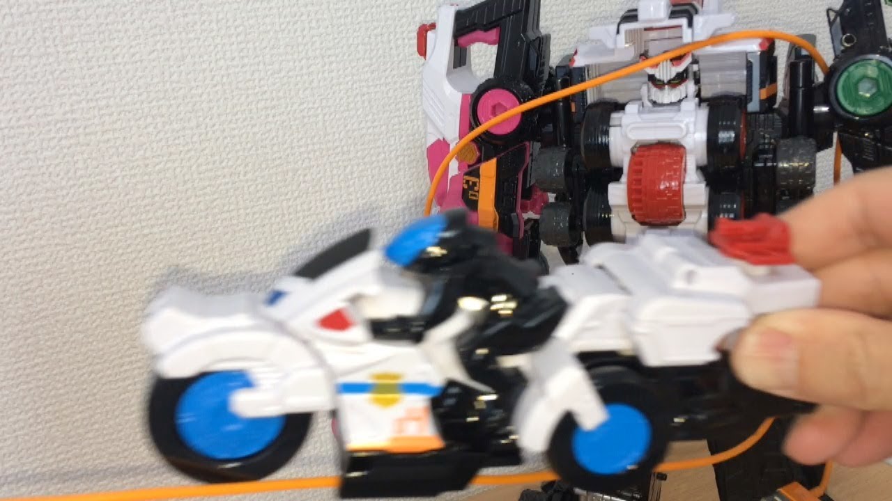 DXで第7話再現！快盗戦隊ルパンレンジャーVS警察戦隊パトレンジャー　パトカイザーバイカー劇中シーンをDX玩具で再現！！前田動画