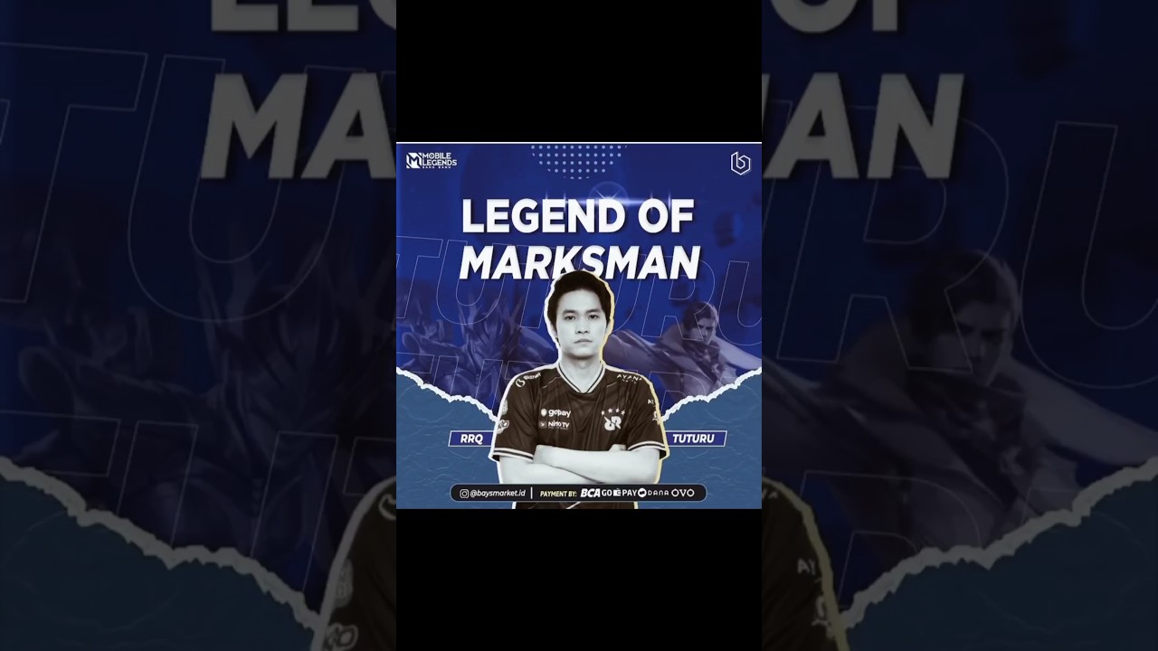 LEGEND OF MARKSMAN! THE REAL KING OF MARKSMAN! KING TUTURU #shorts #mobilelegends #tuturu