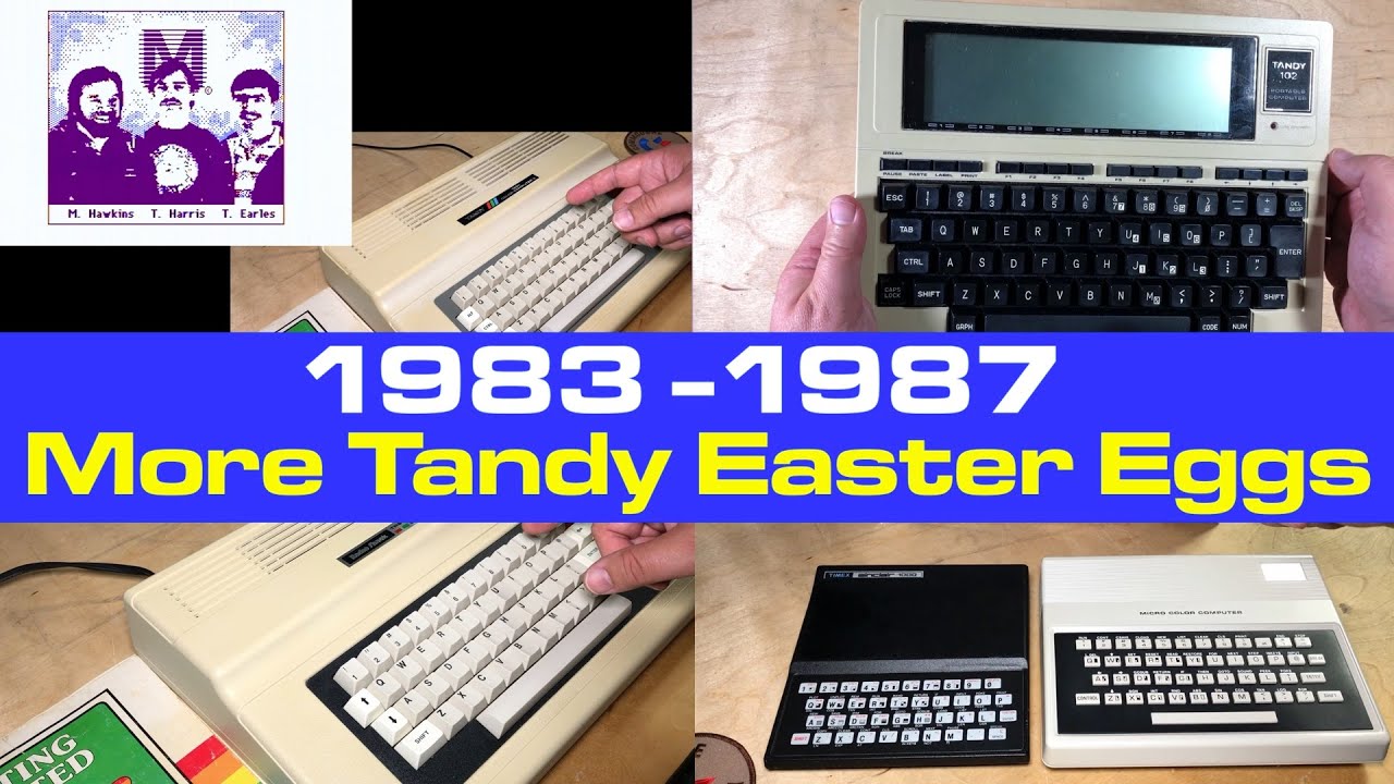 TRS-80 (1983-1987) Collection and Easter Eggs 