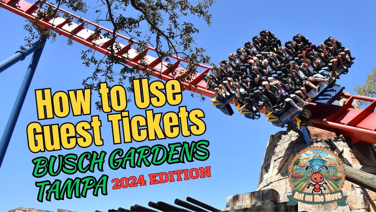 Как использовать гостевые билеты в Busch Gardens