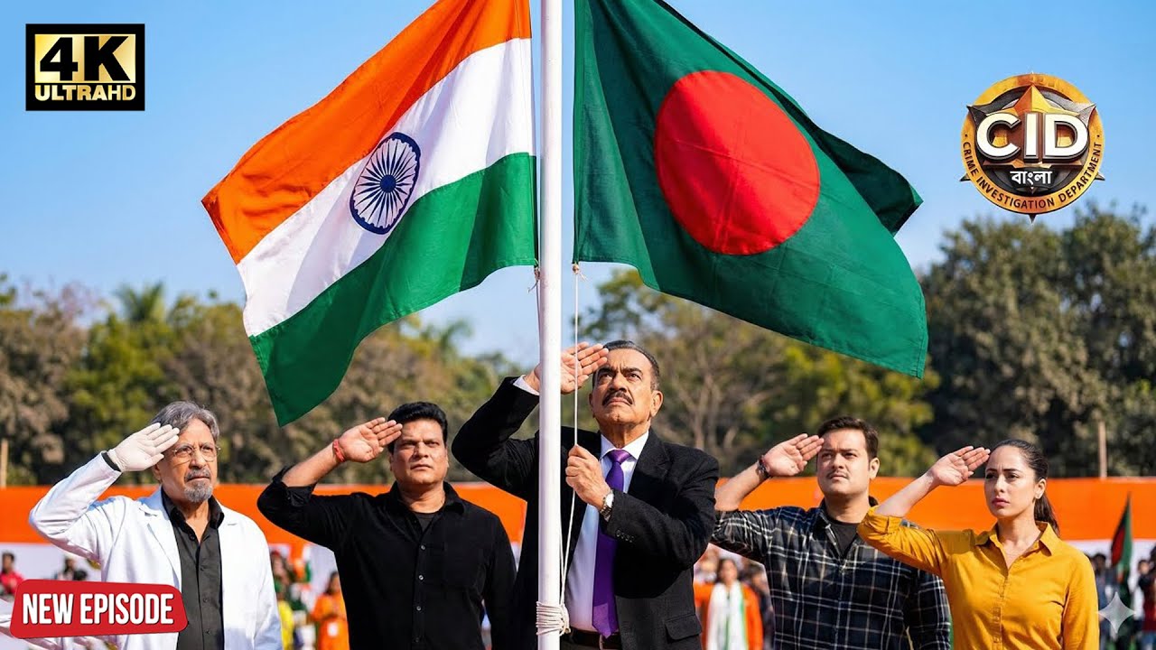 ২৬ জানুয়ারী উপলক্ষে সিআইডি পতাকা উত্তোলন করে। | CID | Crime Series Bangala | সিআইডি বাংলো | New Ep