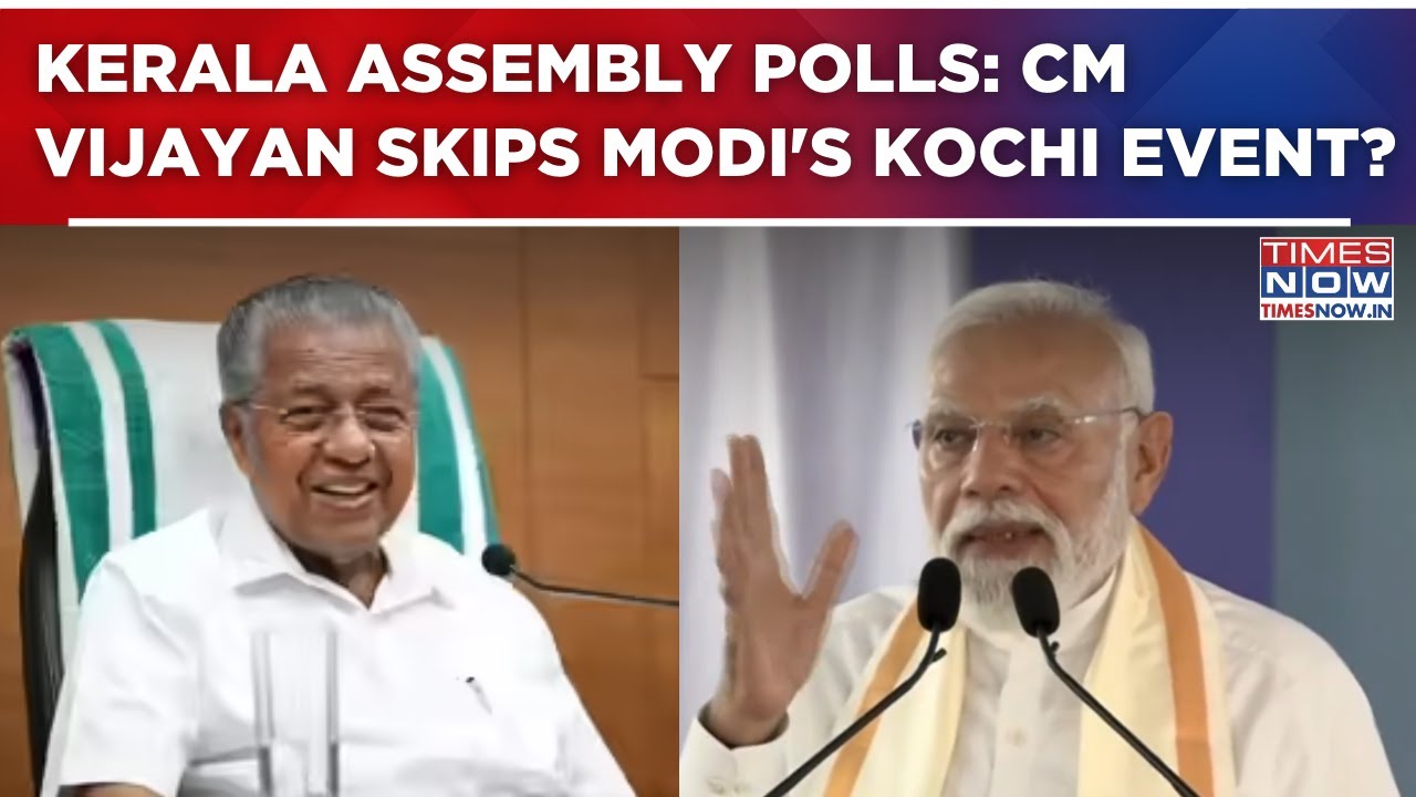 Kerala CM Vijayan & LDF Ministers Boycott PM Modi's Event At Kochi? BJP Hits Back | Watch