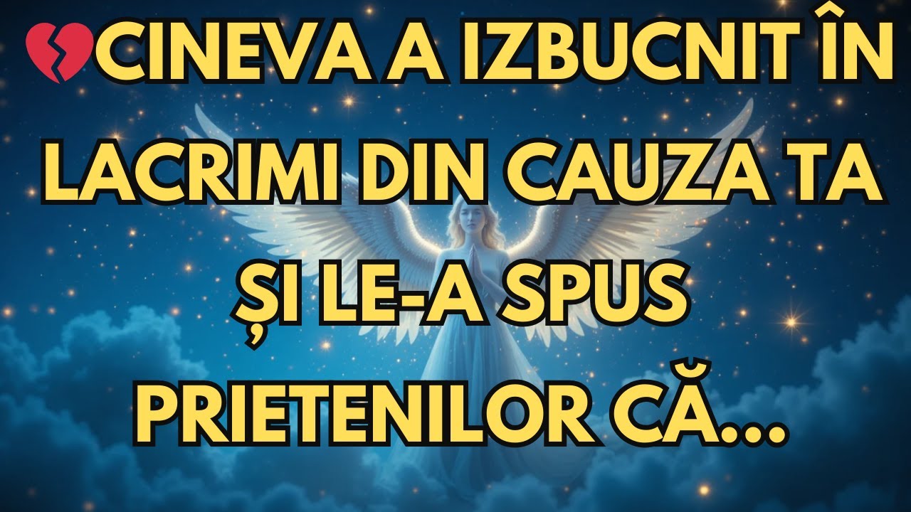 💔CINEVA A IZBUCNIT ÎN LACRIMI DIN CAUZA TA ȘI LE-A SPUS PRIETENILOR CĂ...