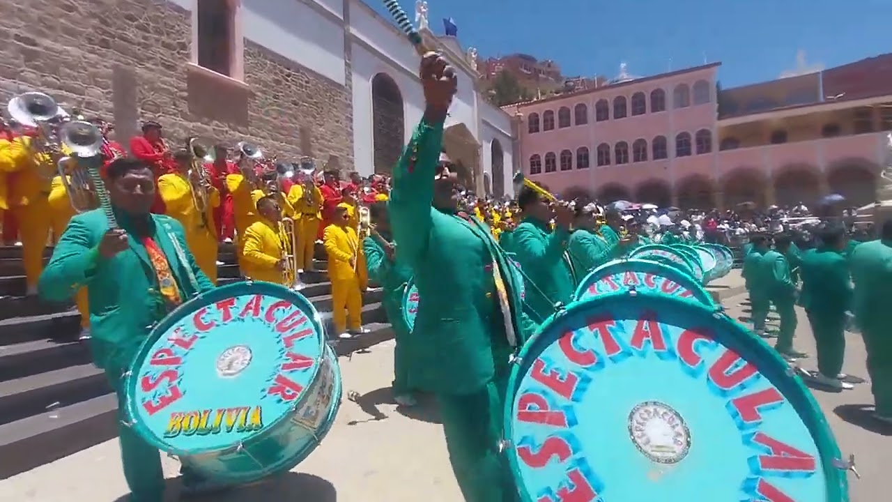 Banda Espectacular Bolivia - Primer Convite Carnaval de Oruro - Fraternidad Morenada Central Oruro