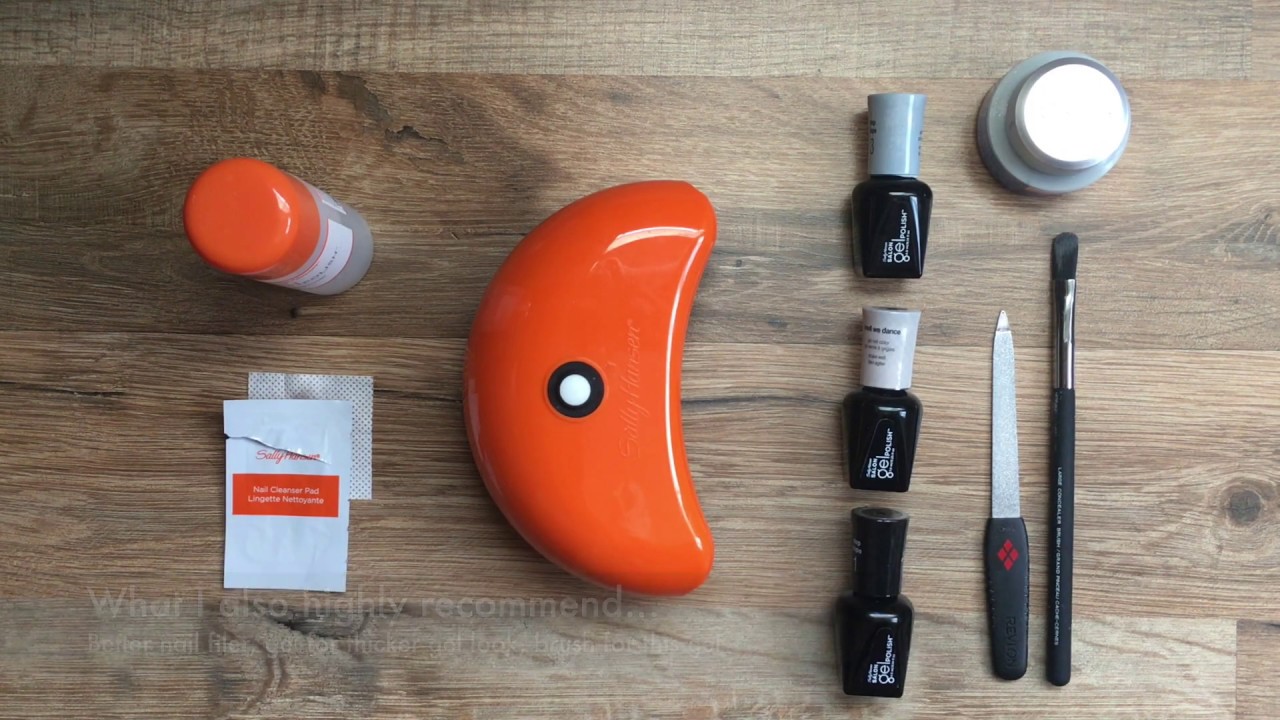 GEL NAILS - Sally Hansen Kit/LED Lamp + Hard Gel (How to Prep/Matte Pink/Gel Fill)