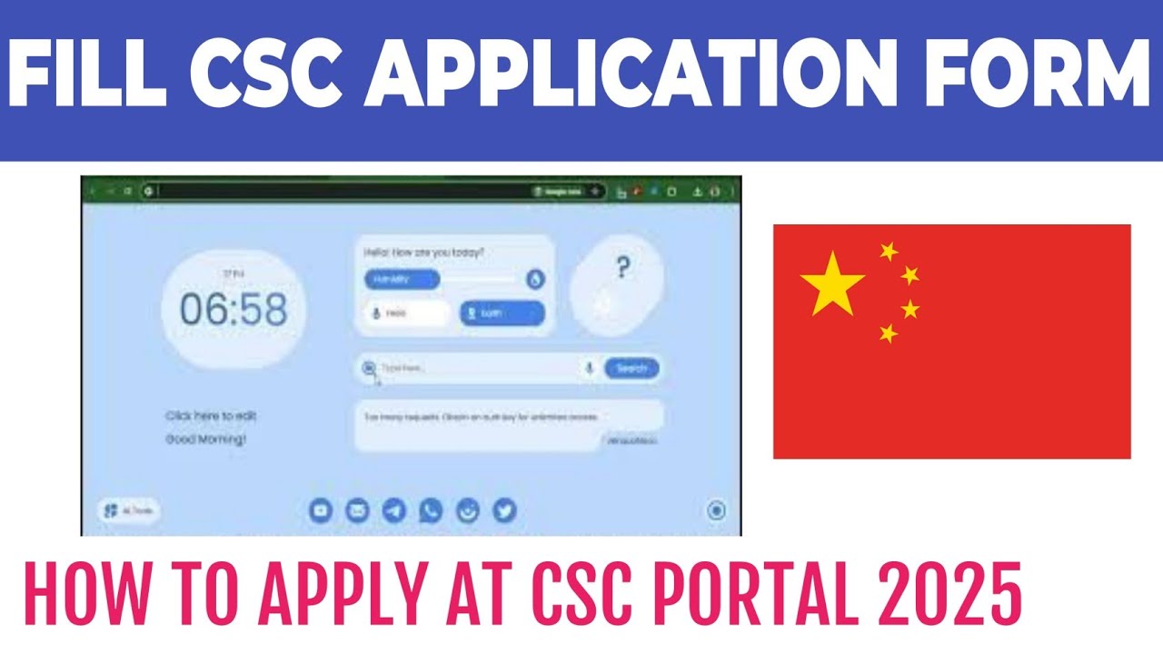 How To Fill CSC Application Form 2025 | Bachelor, Master & PhD | Study in China