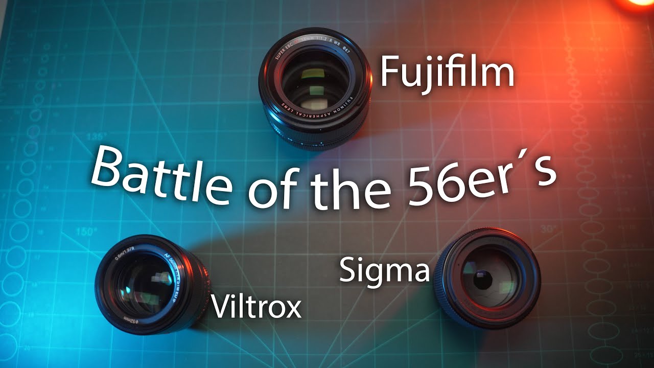 der Vergleich bei 56mm: Fujifilm vs Sigma vs Viltrox