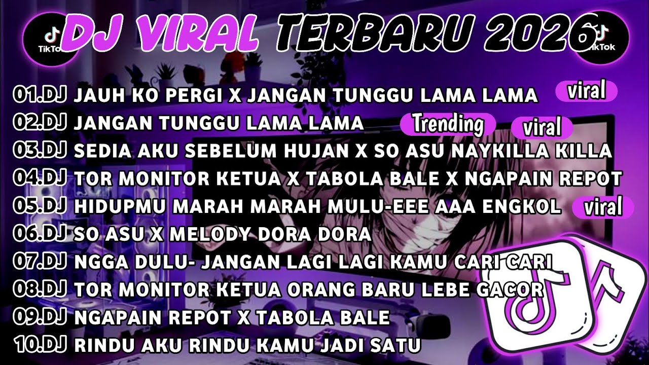 DJ TIKTOK TERBARU 2025🎵DJ JAUH KO PERGI X JANGAN TUNGGU LAMA🎵DJ JANGAN TUNGGU LAMA LAMA