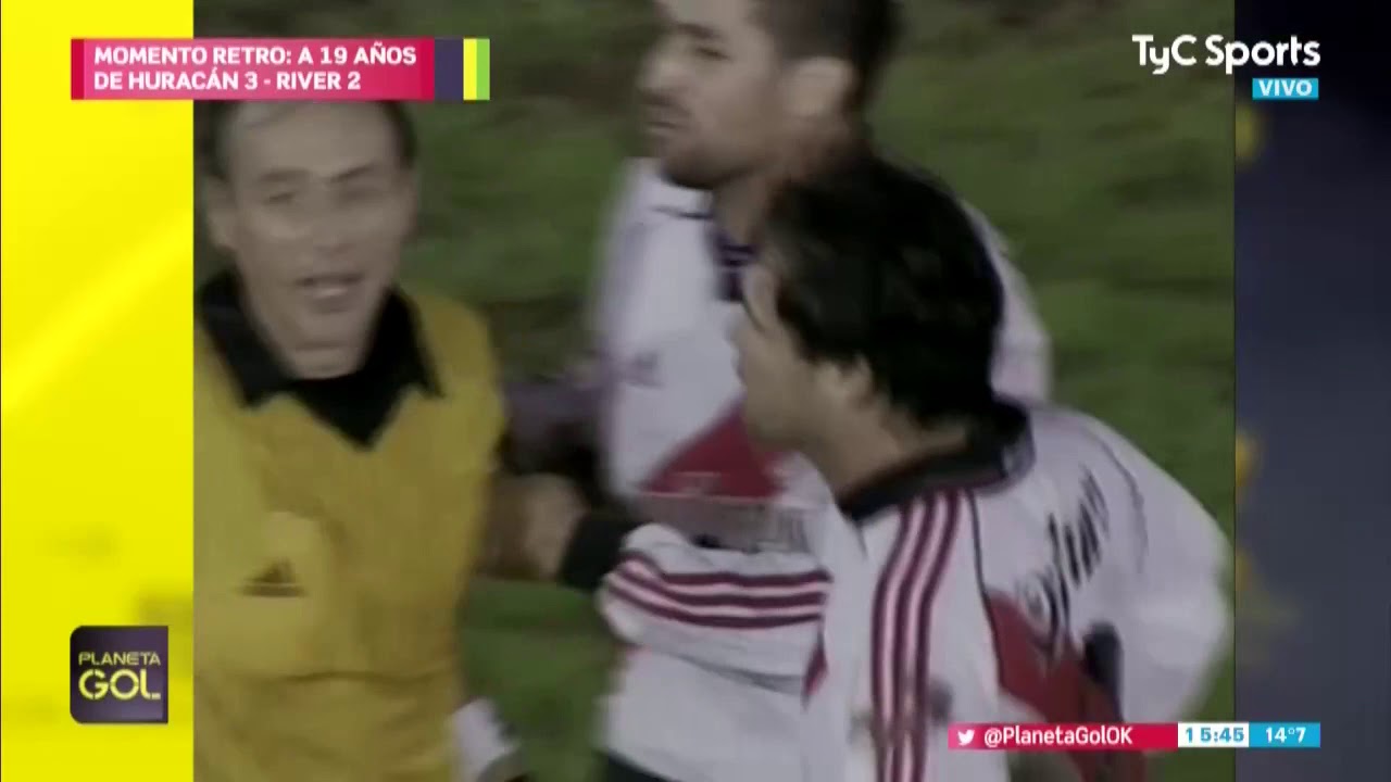 La recordada victoria de Hurac&aacute;n sobre River en el Duc&oacute;, por el Clausura 2001.