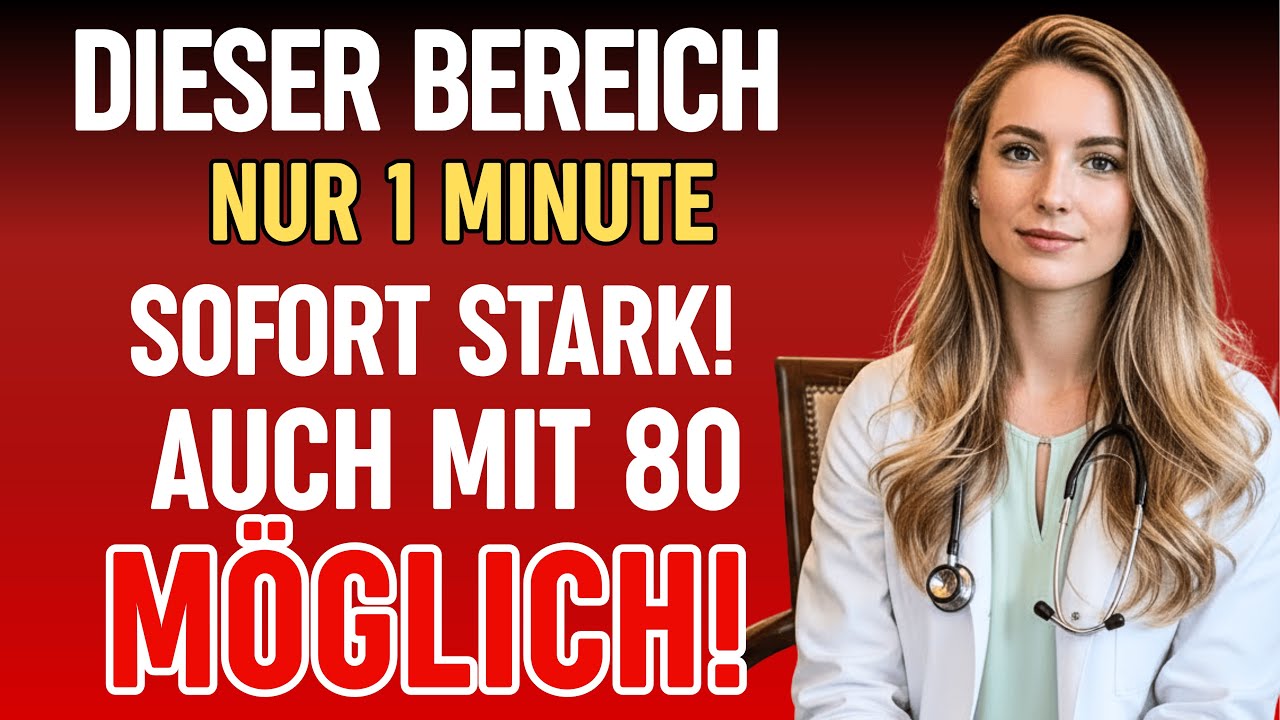 Ältere Männer aufgepasst! 1 Minute Massage an dieser Stelle bringt Ihre Potenz zurück | Dr...
