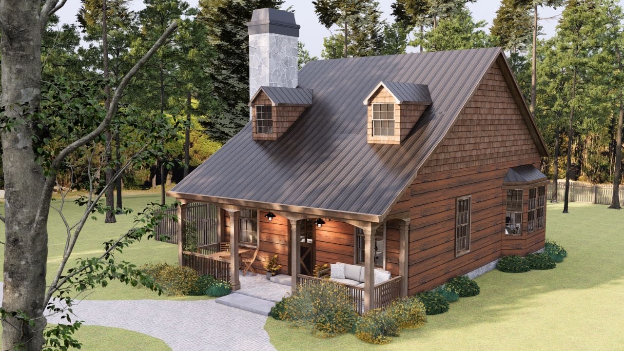 23'x34' (7x10m) Beautiful 3 Bedroom House Design | COZY & CHARM
