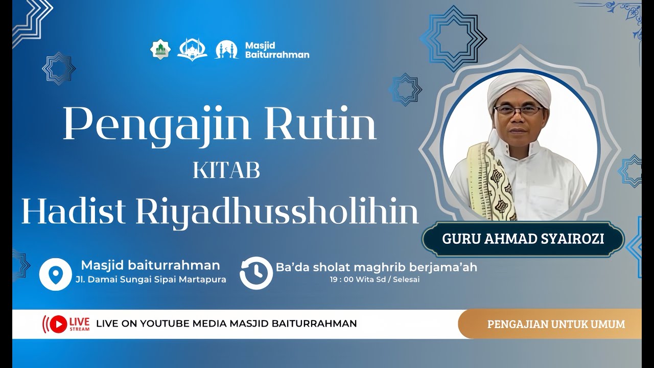 🔴 PENGAJIAN RUTIN GURU AHMAD SYAIROZI  28/1/2026