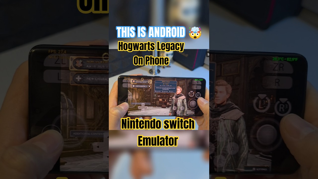 Nintendo Switch Games on Android 😱 | S21 Ultra vs S25 Ultra 