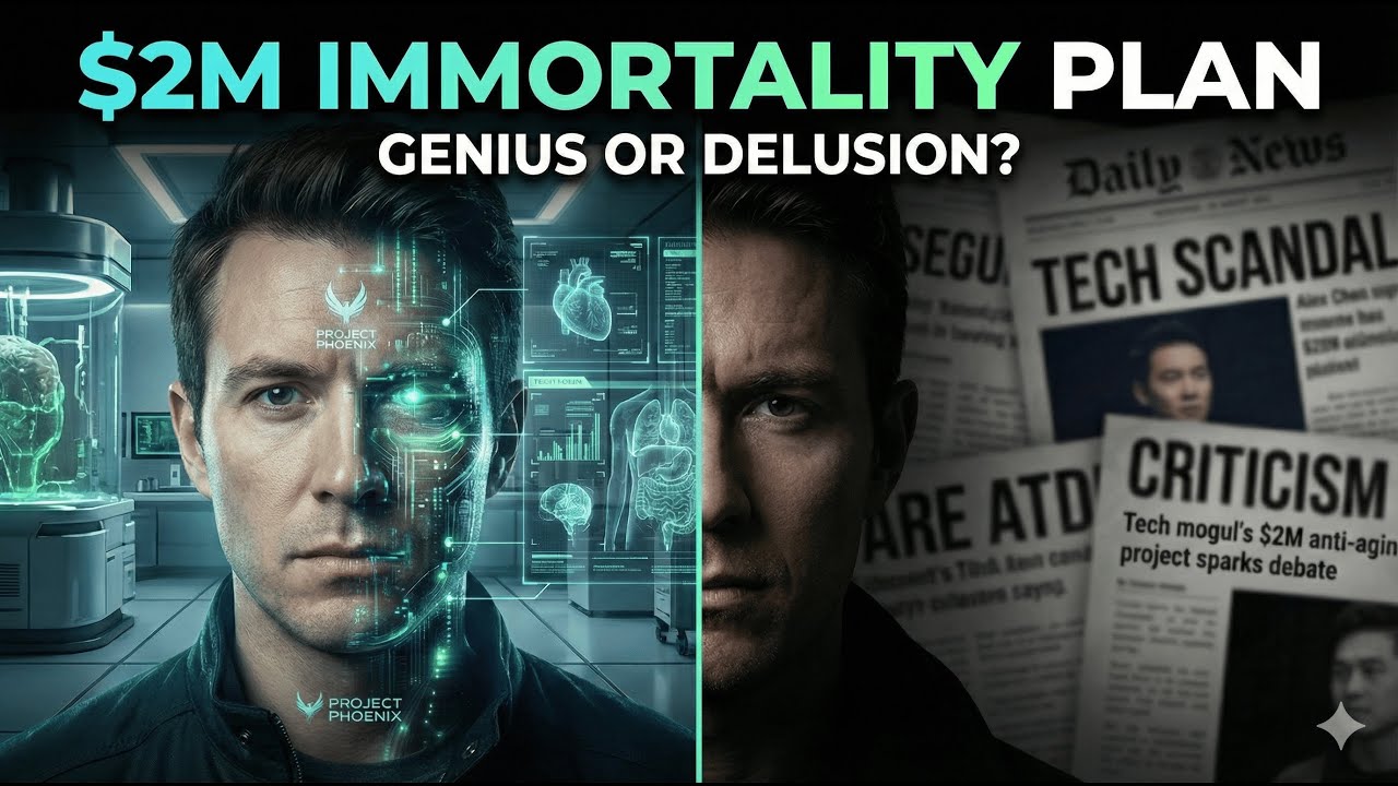 Bryan Johnson&rsquo;s $2M Quest for Immortality: Genius or Delusion?