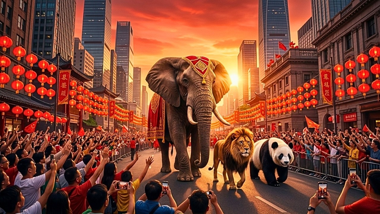 UNBELIEVABLE Real Jungle Animals Parade 2026 | 4K HDR Full Event
