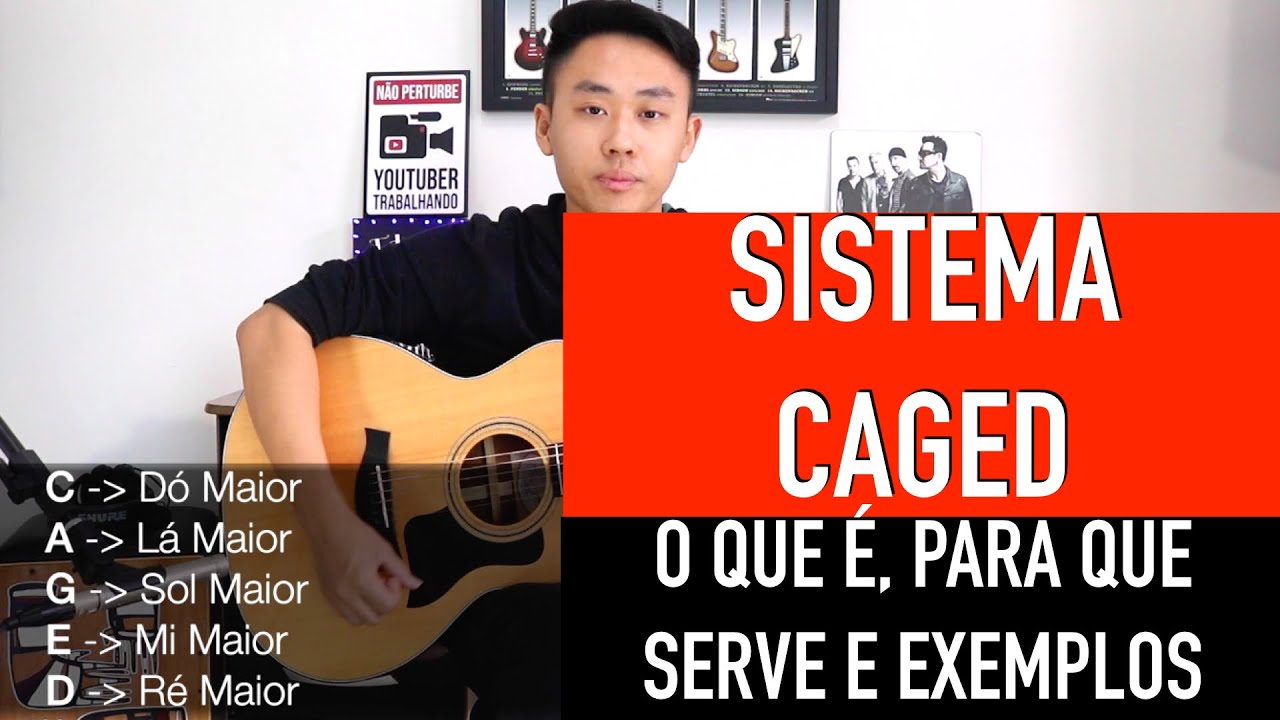 SISTEMA CAGED no Violão: O Que É, Pra Que Serve, Como Funciona? (ACORDES COM/SEM PESTANA)