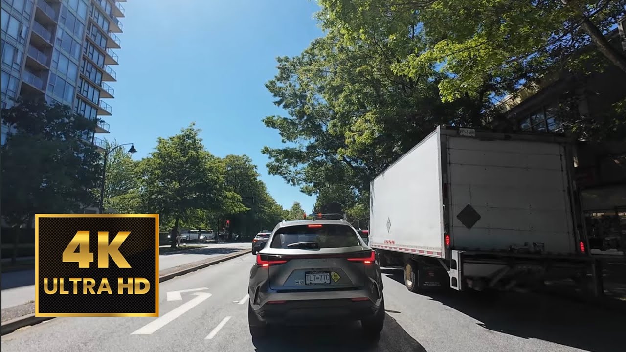 Driving Through Richmond, BC in 4K | Downtown & Neighborhood Streets with Real Sounds.