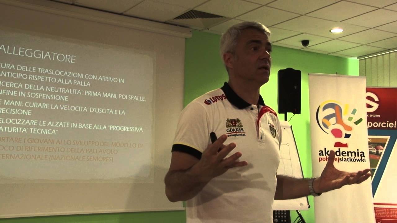 Andrea Anastasi - Technika przyjęcia zagrywki cz.2. konferencja licencyjna trenerów Spała 20.05.2015