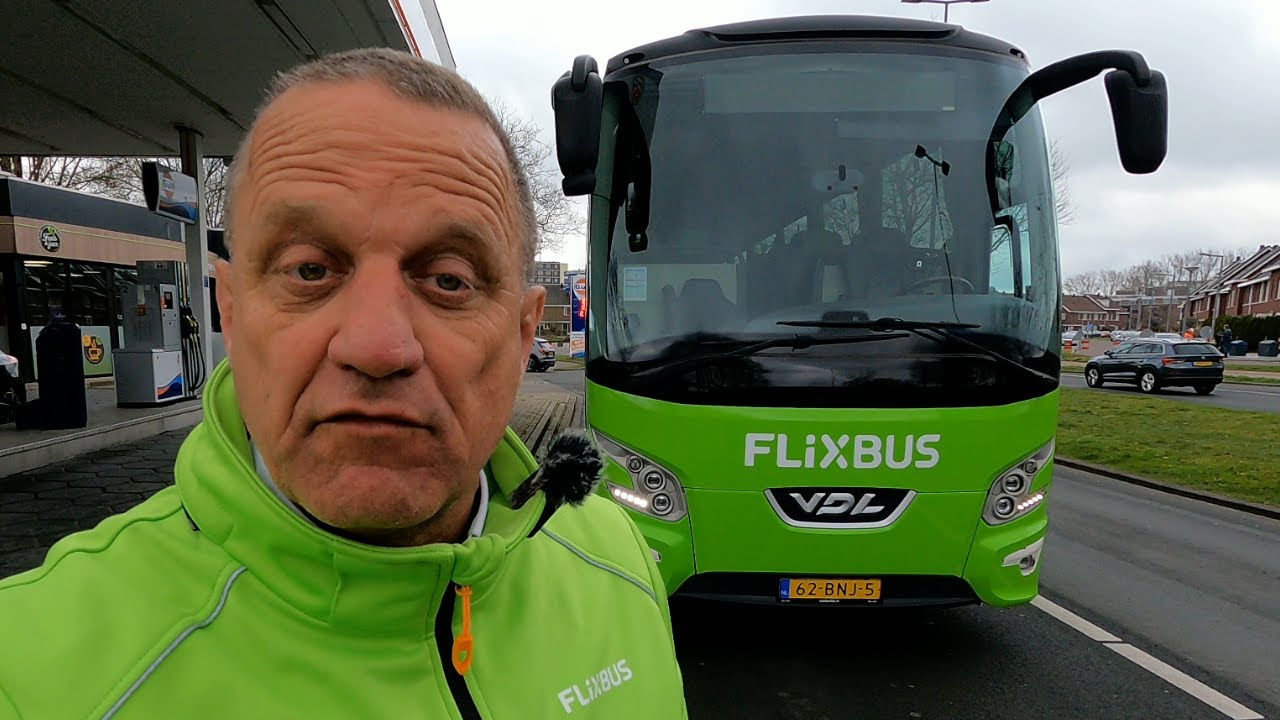 LAATSTE RIT VOOR FLIXBUS | SIGHTSEEING ROTTERDAM  & NIEUWE TOURINGCAR REIZEN NAAR HET BUITENLAND 🚍 !