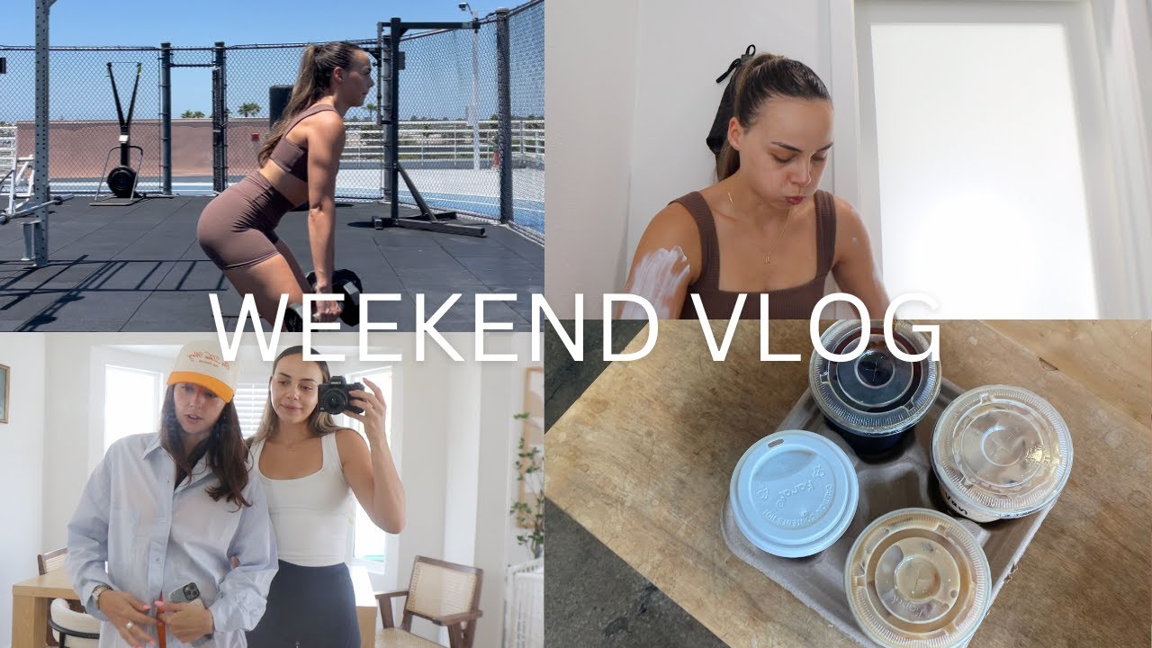 LITERALLY THE BEST WEEKEND: friday routine, our friends came to visit, + all the best food in OC!!