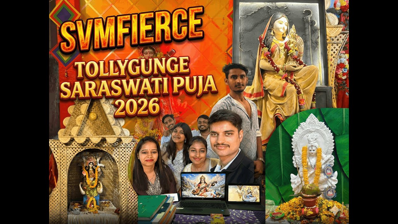 Saraswati Puja 2026 Tollygunge Kolkata | Beautiful Pandals & Idol Darshan