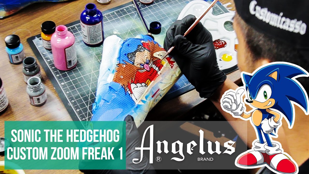 How to Customize a Nike Zoom Freak 1 | Sonic the Hedgehog | Angelus