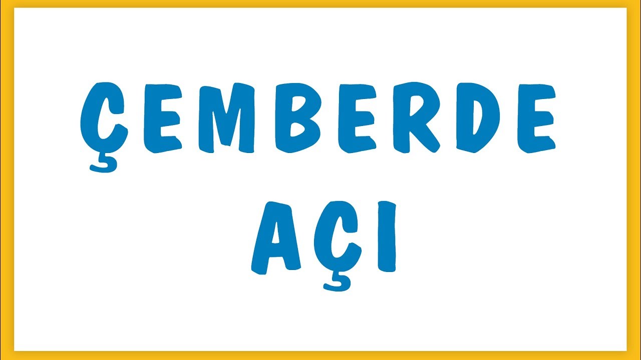 ÇEMBERDE AÇI | ŞENOL HOCA