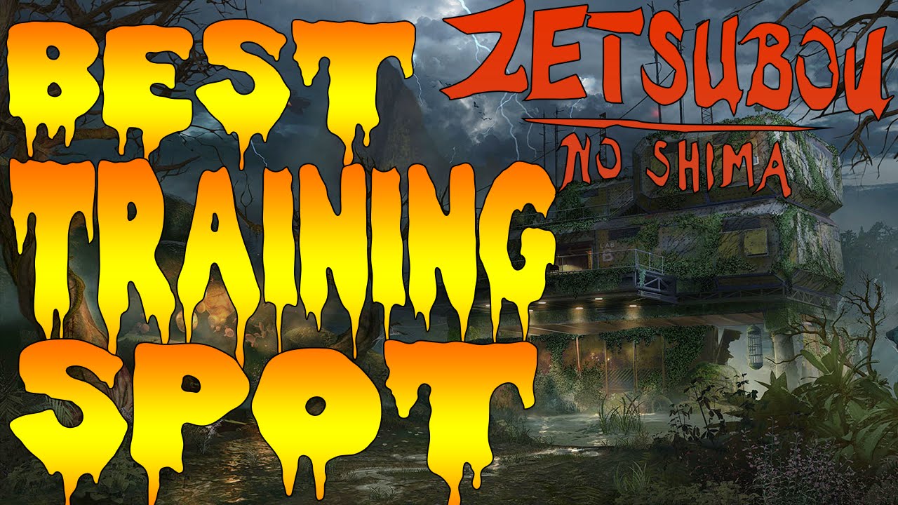 ZETSUBOU NO SHIMA BEST TRAINING SPOT! (Bo3 Zombies High Round Guide)