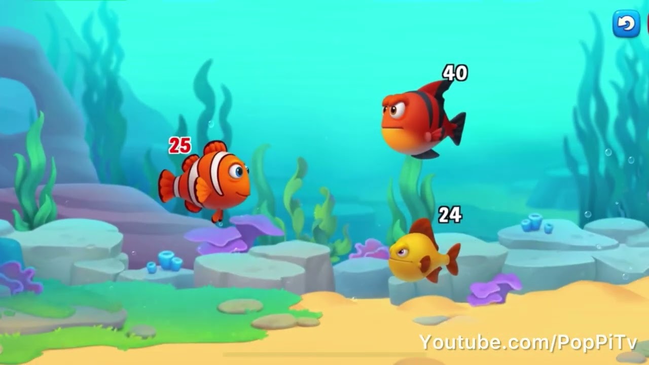 Fishdom - All Levels Gameplay Pop Pi (Levels 1-5)