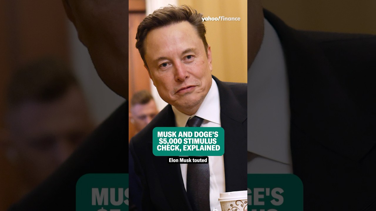 Musk and DOGE&rsquo;s $5,000 stimulus check, explained.