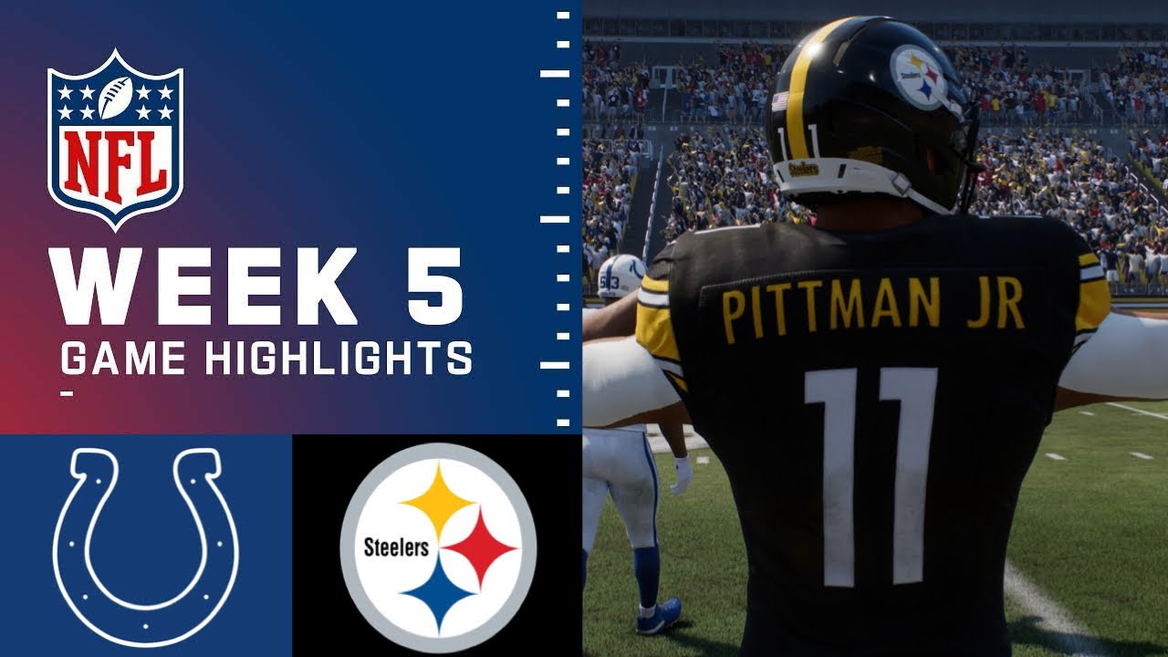 Colts vs Steelers Week 5 Simulation Highlights | Madden 27 Rosters