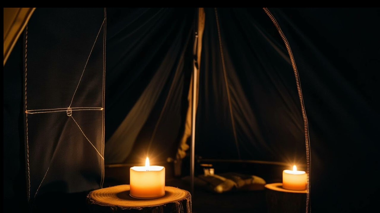 Sleep to the sound of rain 🌧 falling on a tent ⛺️