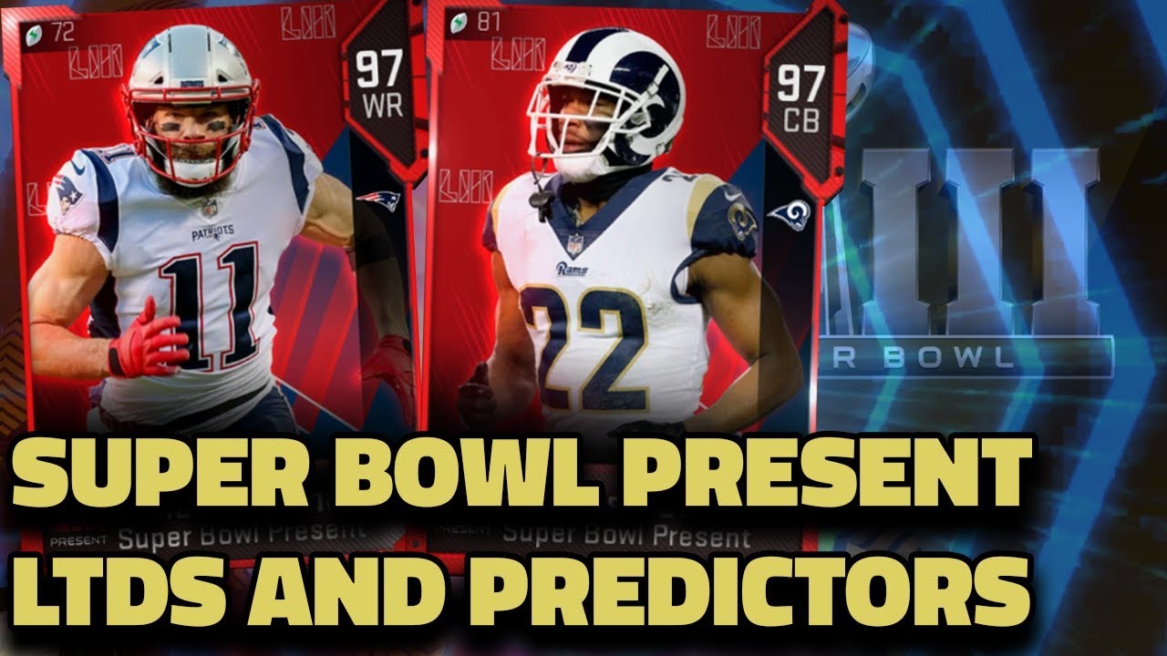 SUPER BOWL PRESENT | MASTERS, LTDS, PREDICTORS | MADDEN 19 ULTIMATE TEAM