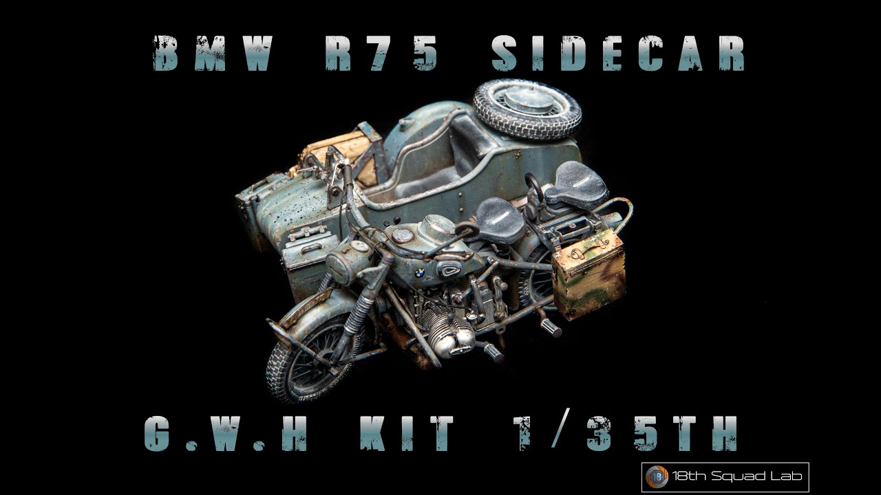 BMW R75 sidecar Normandy 1944 Great Wall Hobby 1 35th PART 1