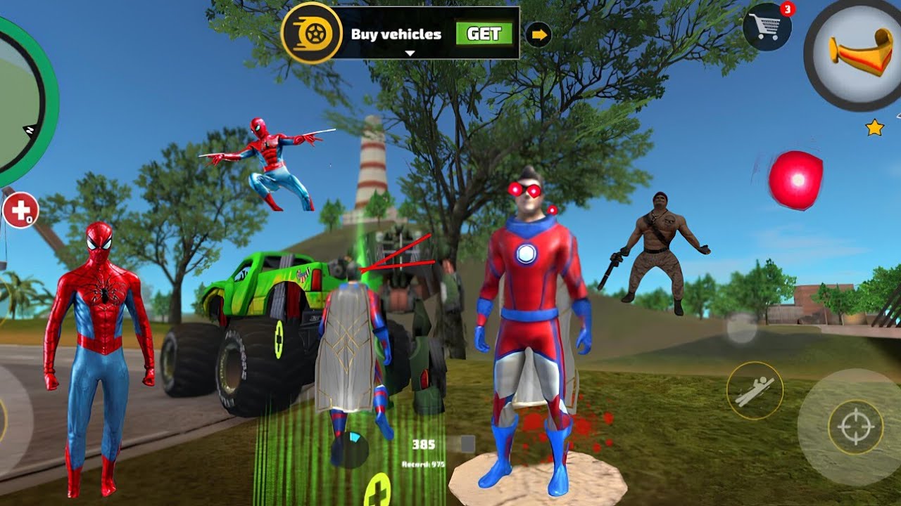 Rope hero da 1 bölüm boyunca Superman oldum ve oyuna ilk başladığımız yere gitdim