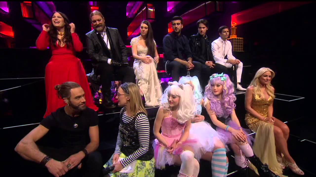 Melodifestivalen 2015 - Filippa Bark i Green Room del 1 (Göteborg)