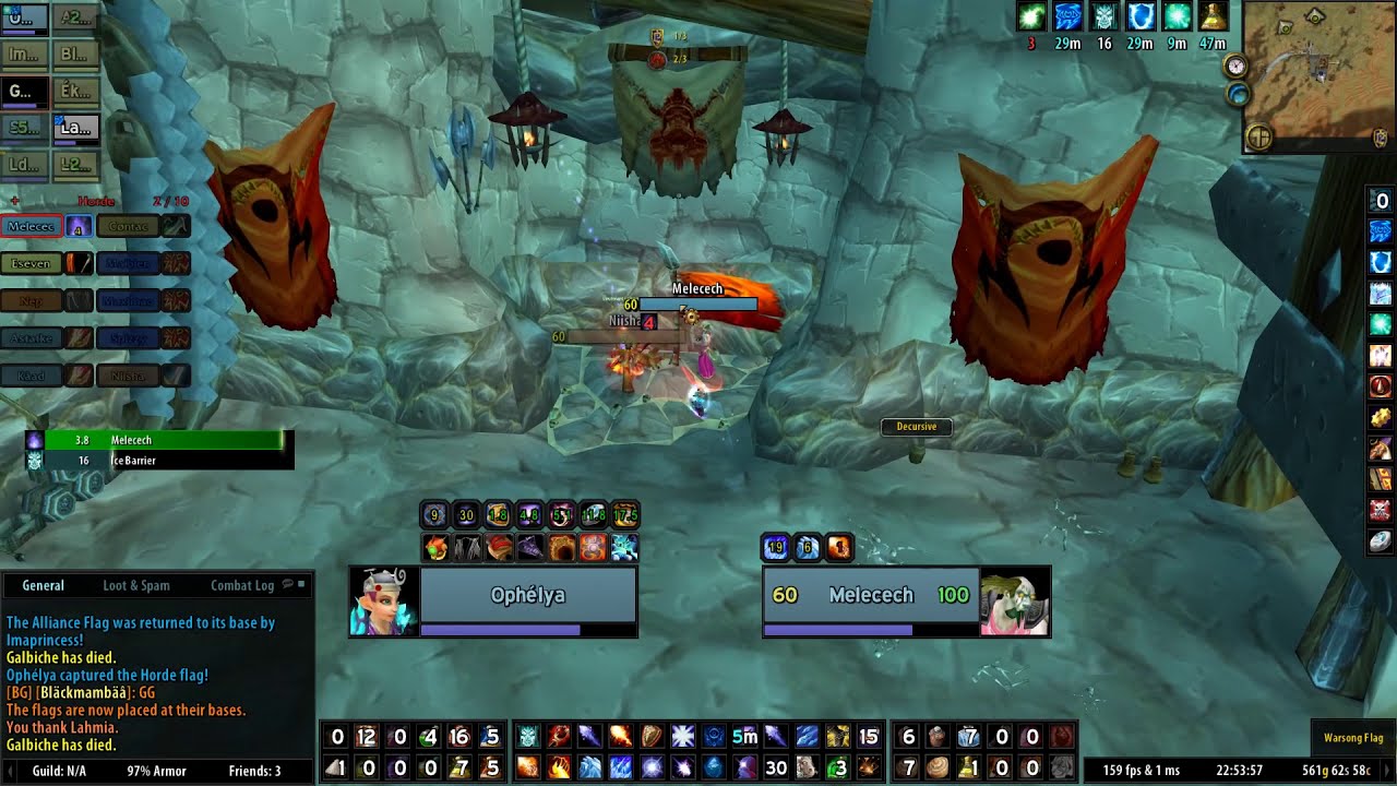 Wow classic - Oph&eacute;lya - mage - pvp plays 2.0