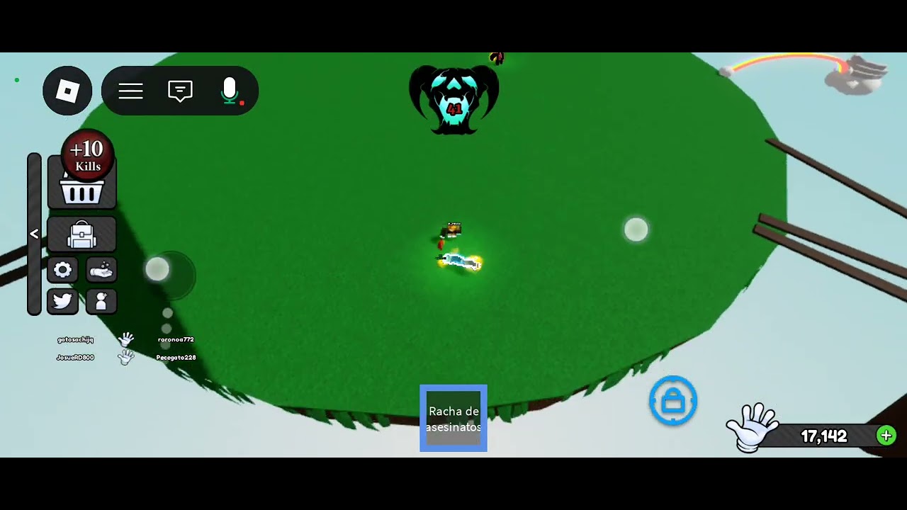 Mas hackers tencell... #Roblox slap battles