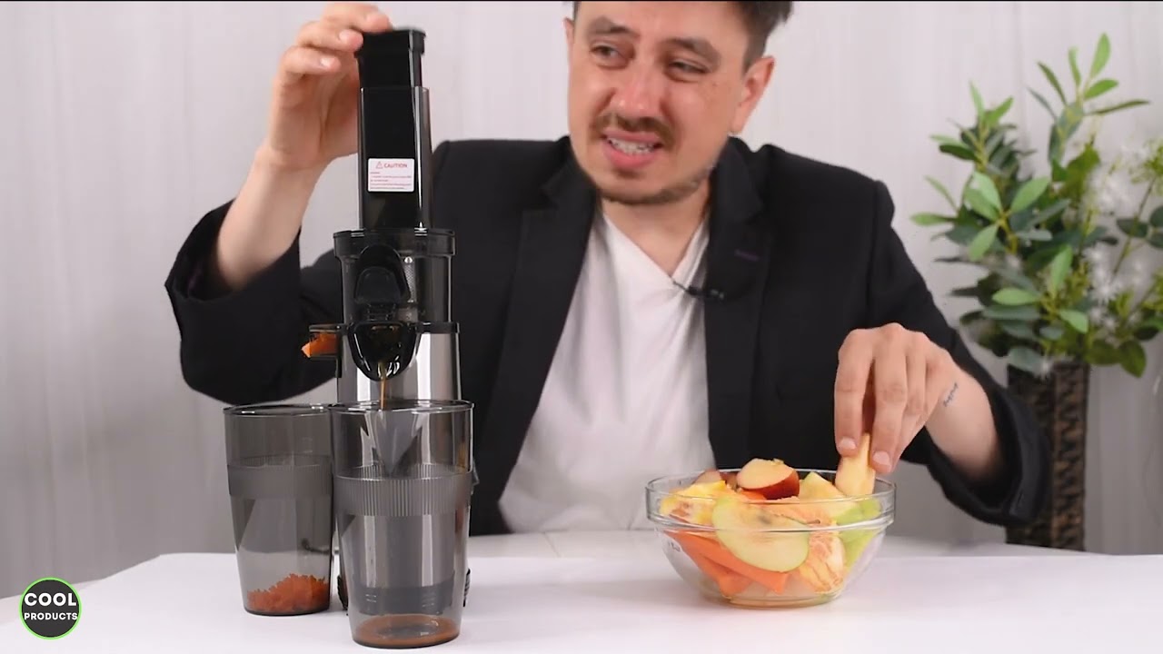 Keenray Slow Juicer Extractor - Professional Mini Cold Press Masticating Juicer